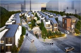 본문 이미지 - ‘로렌하우스’ 단지조감도 ⓒ News1