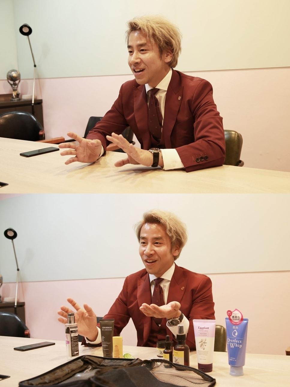 본문 이미지 - 코스토리 김한균 대표가 강남 코스토리 타워에서 뉴스1과 인터뷰를 진행하고 있다.