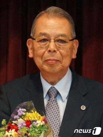 본문 이미지 - 우치가와 요시카즈 나고야 미쓰비시 조선여자근로정신대 소송 변호단 단장, 나고야 미쓰비시 조선여자근로정신대 소송을 지원하는 모임 공동대표.&#40;광주지방변호사회 제공&#41;2017.12.7/뉴스1