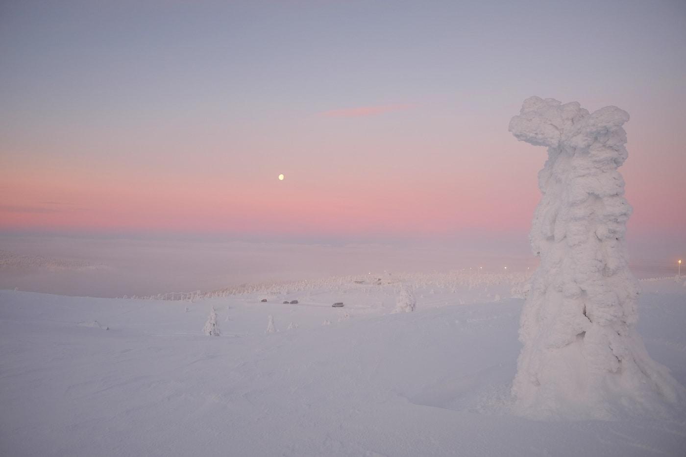 레비 언덕 위에서 바라본 풍경ⓒ News1 윤슬빈 기자