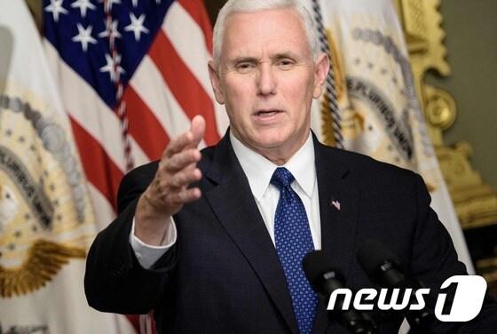 본문 이미지 - 마이크 펜스 미국 부통령. ⓒ AFP=뉴스1