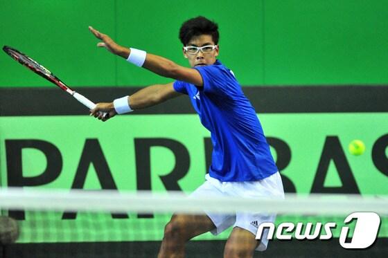 본문 이미지 - 정현(한국체대)이 세계랭킹 66위를 기록했다. ⓒ News1 