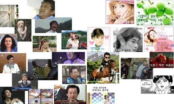 본문 이미지 - 인터넷에 떠도는 다양한 짤방 이미지 (자료제공=이기원)