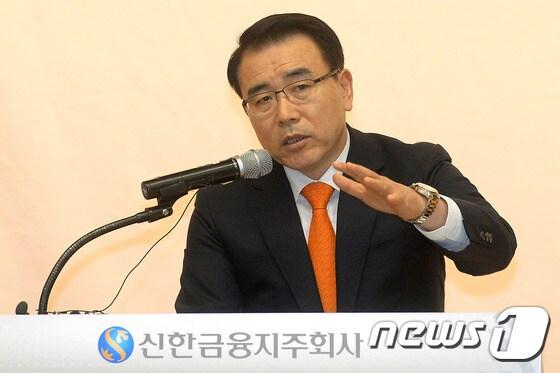 본문 이미지 - 조용병 신임 신한금융그룹회장2017.3.27/뉴스1 ⓒ News1 황기선 기자
