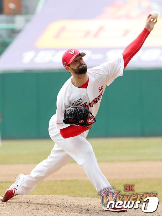 본문 이미지 - SK 와이번스 스캇 다이아몬드. (SK 제공) ⓒ News1