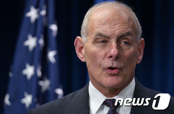 본문 이미지 - 존 켈리 미 국토안보부(DHS) 장관ⓒ AFP=뉴스1
