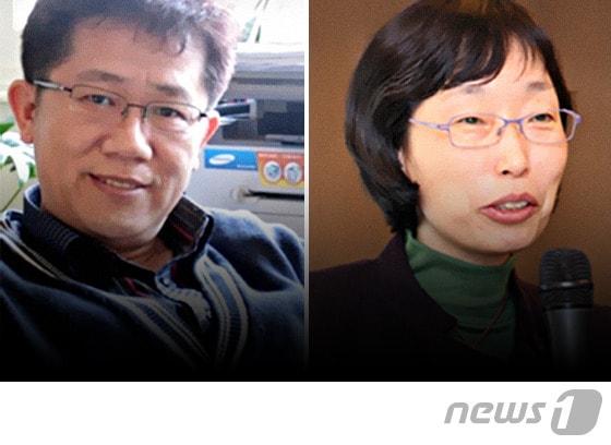 본문 이미지 - 올해 지훈상 수상자인 이윤학 시인(왼쪽)과 이영미 교수(나남출판사 제공)ⓒ News1 방은영 디자이너
