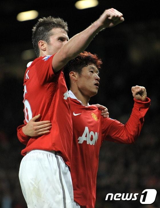 본문 이미지 - 맨유 구단이 박지성을 역대 '언성 히어로' 9인 중 한 명으로 꼽았다. ⓒ AFP=News1