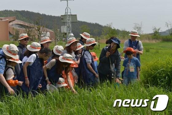 본문 이미지 - 지난해 가족캠프 모습(환경부 제공)ⓒ News1