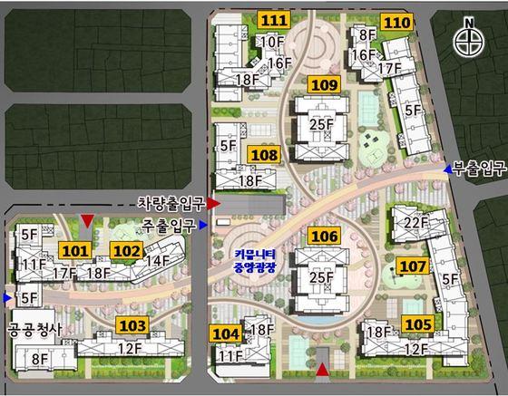 본문 이미지 - 제기4구역 배치도ⓒ News1