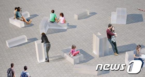 본문 이미지 - 공공디자인 전문가 공모전 당선작 '서울벤치'(서울시 제공)ⓒ News1