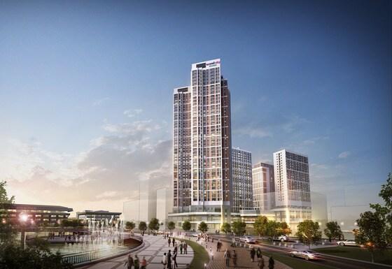 본문 이미지 - 신영이 인천 남동구에 분양하는 '인천 구월 지웰시티 푸르지오' 투시도/사진제공=신영ⓒ News1