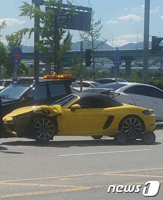 본문 이미지 - 사고 현장.(독자 제공)ⓒ News1