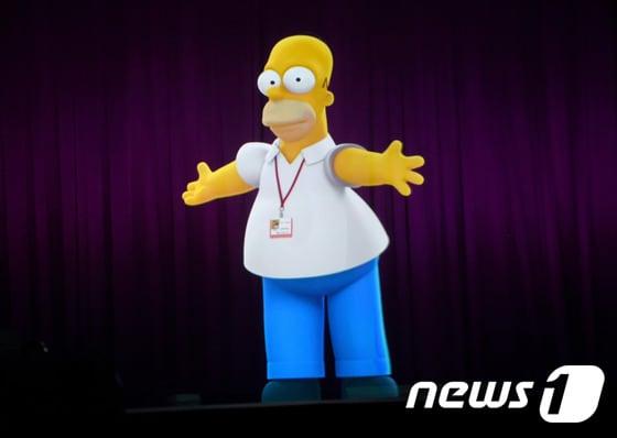 본문 이미지 - '심슨 가족'의 캐릭터 호머 심슨이 미국 야구 명예의 전당에 헌액됐다. ⓒ AFP=News1