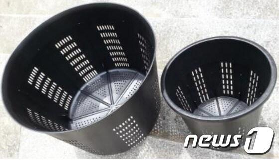 본문 이미지 - 대형묘(65ℓ) 및 중간묘(20ℓ) 조경수생산용 기능성 용기ⓒ News1