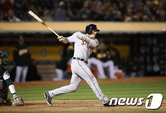 본문 이미지 - 디트로이트 타이거즈의 짐 아두치.ⓒ AFP=News1