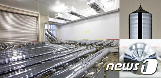 본문 이미지 - 웅진에너지 생산설비ⓒ News1