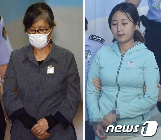 본문 이미지 - 최순실씨와  그의 딸 정유라씨 ⓒ News1 김명섭 기자,박정호 기자