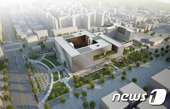 본문 이미지 - 2019년 초 서울시 강서구 마곡지구에 개원할 예정인 이대서울병원 조감도.ⓒ News1