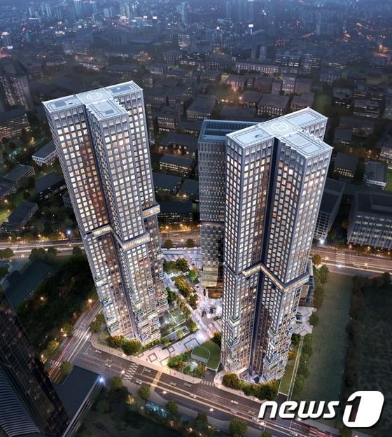 본문 이미지 - '아크로 서울포레스트' 조감도(대림산업 제공)ⓒ News1