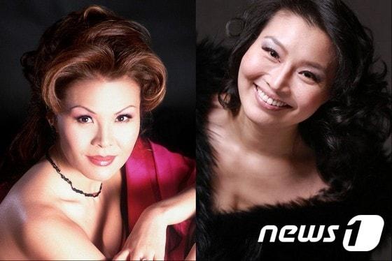 본문 이미지 - 소프라노 홍혜경(왼쪽) 이하영 ⓒ News1