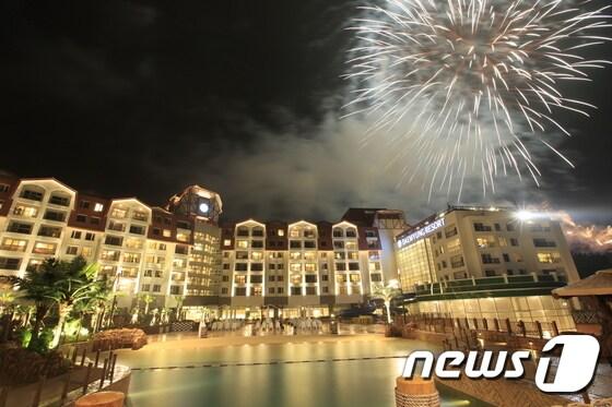 본문 이미지 - 전북 부안 변산대명콘도 야경 ⓒ News1