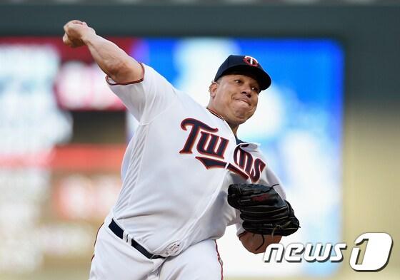 본문 이미지 - 류현진이 복귀전에서 상대할 바톨로 콜론(미네소타 트윈스). ⓒ AFP=News1