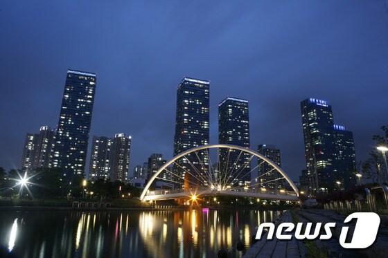 본문 이미지 - 인천 송도 국제도시 전경.뉴스1DB