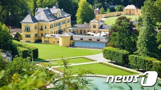 본문 이미지 - 헬브론 궁전 전경. 이하 잘츠부르크관광청 제공 ⓒ News1