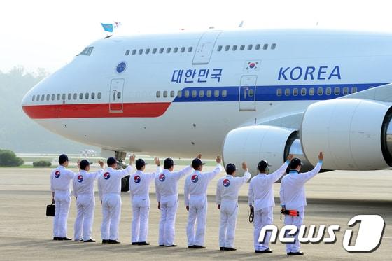 본문 이미지 - 공군 1호기. (자료사진) ⓒ News1