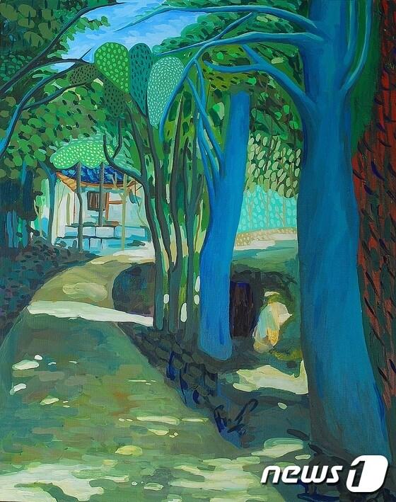 본문 이미지 - 송지윤 作 백련사 가는 길 ⓒ News1