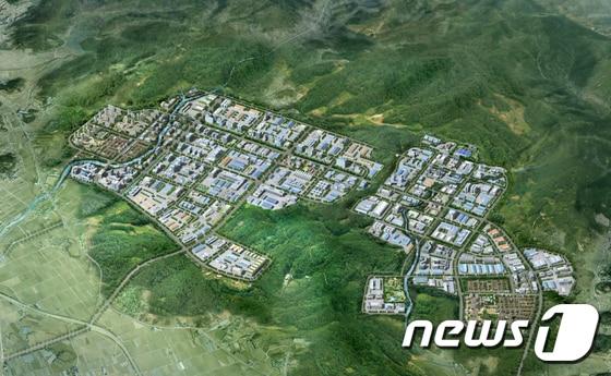 본문 이미지 - 구미 국가5산업단지 조감도 2017.8.14/뉴스1 ⓒ News1 정우용 기자