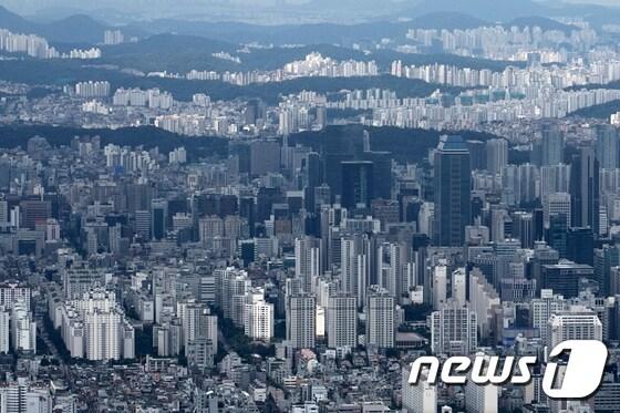본문 이미지 - 강남 일대 주거단지 모습. ⓒ News1 이승배 기자
