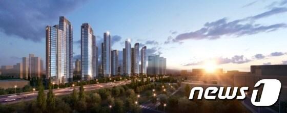 본문 이미지 - 대림산업의 서초신동아 아파트 재건축 조감도/자료제공=대림산업ⓒ News1