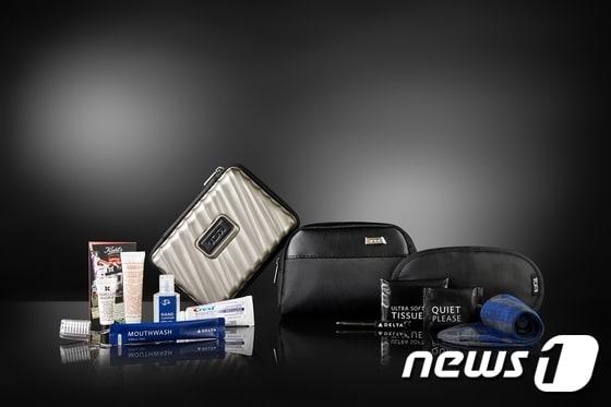 본문 이미지 - 델타항공의 투미 여행 편의용품 세트ⓒ News1