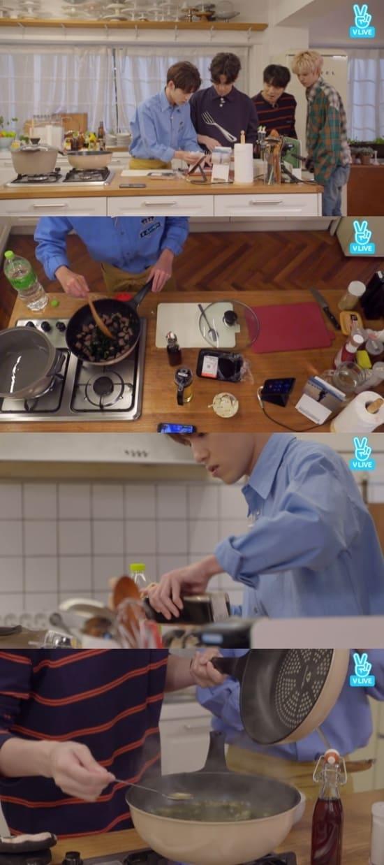 본문 이미지 - 네이버 V라이브 ‘데이식스 엄마레시피 V LIVE’ 방송 화면 캡처 ⓒ News1