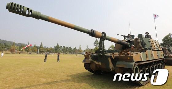 본문 이미지 - K9 자주포. 2017.9.28/뉴스1 ⓒ News1