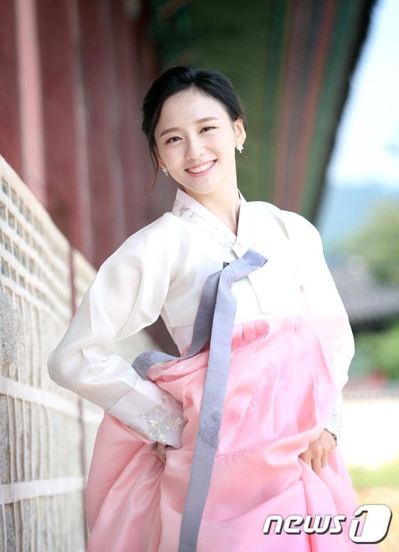 본문 이미지 - 경복궁. 배우 박지현 한복 인터뷰 ⓒ News1 권현진 기자