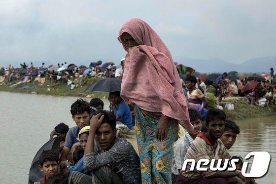 본문 이미지 - 미얀마 로힝야족 난민. ⓒ AFP=뉴스1 ⓒ News1 우동명 기자