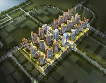 본문 이미지 - 포스코건설 ‘명지 더샵 퍼스트월드’ 조감도ⓒ News1