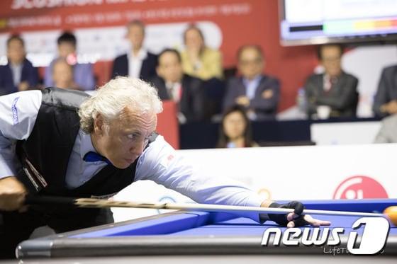 본문 이미지 - 세계랭킹 3위 마르코 자네티(이탈리아). (대한당구연맹 제공) ⓒ News1