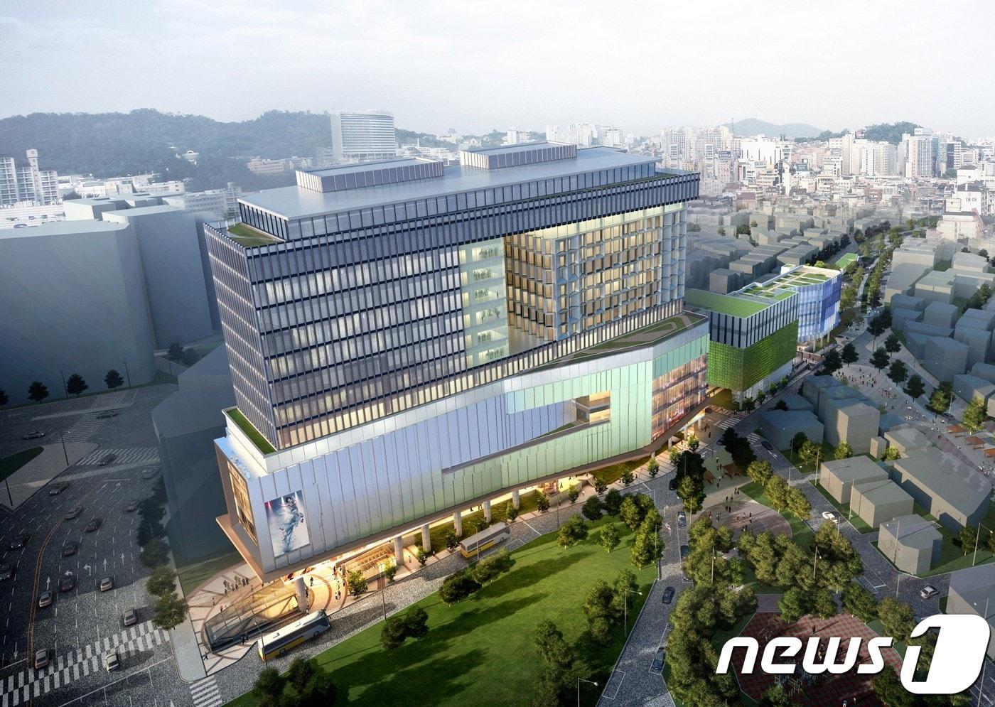 애경그룹 홍대입구역 신사옥 조감도ⓒ News1