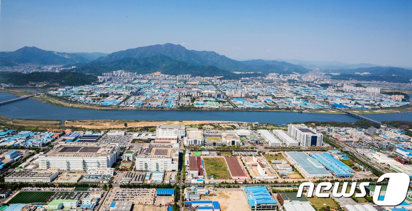 구미국가 3공단 전경(구미시 제공)2018.1.15/뉴스1 