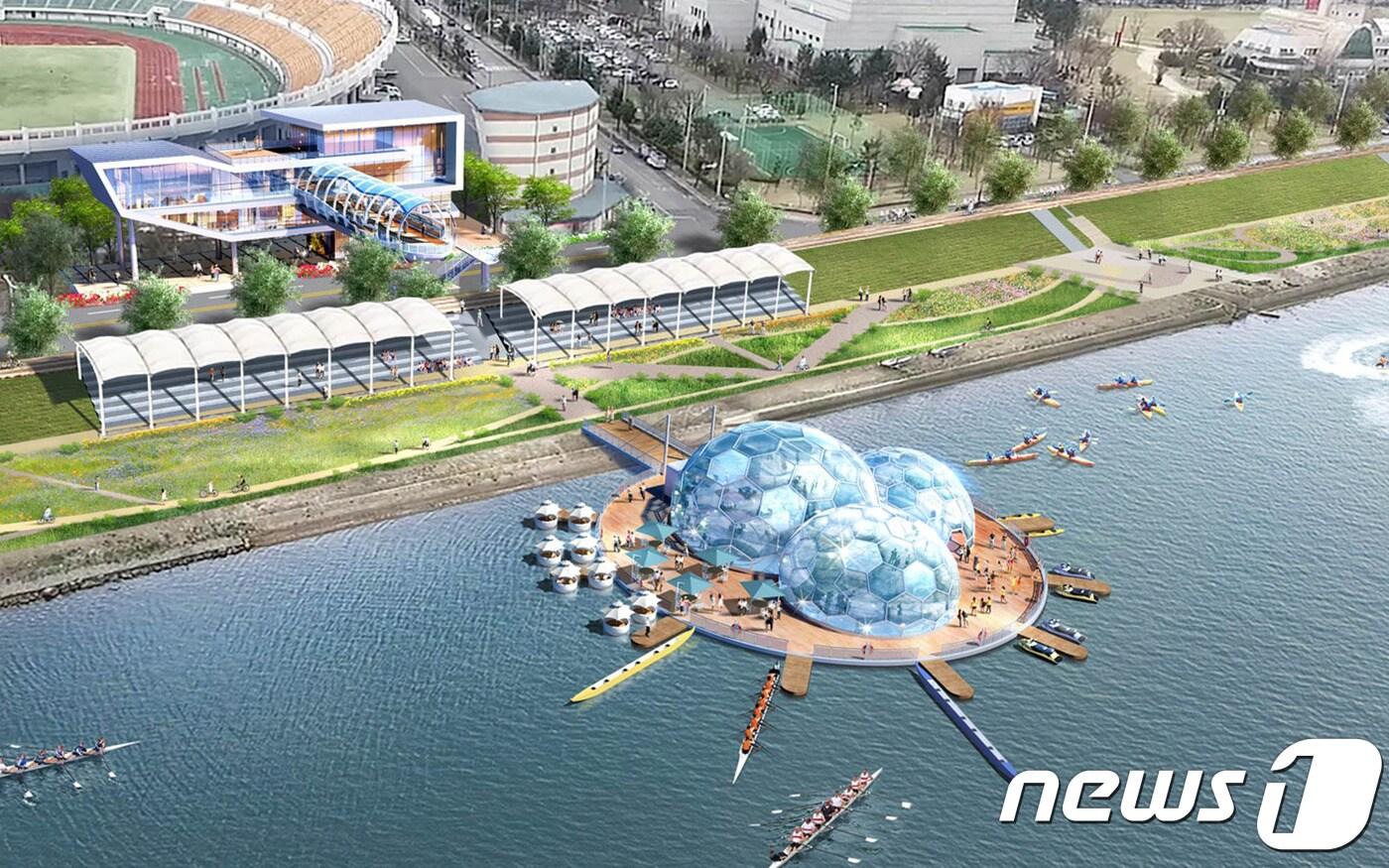 경북 포항시 조종면허시험장 조감도.(포항시제공)2018.1.9/뉴스1ⓒ News1