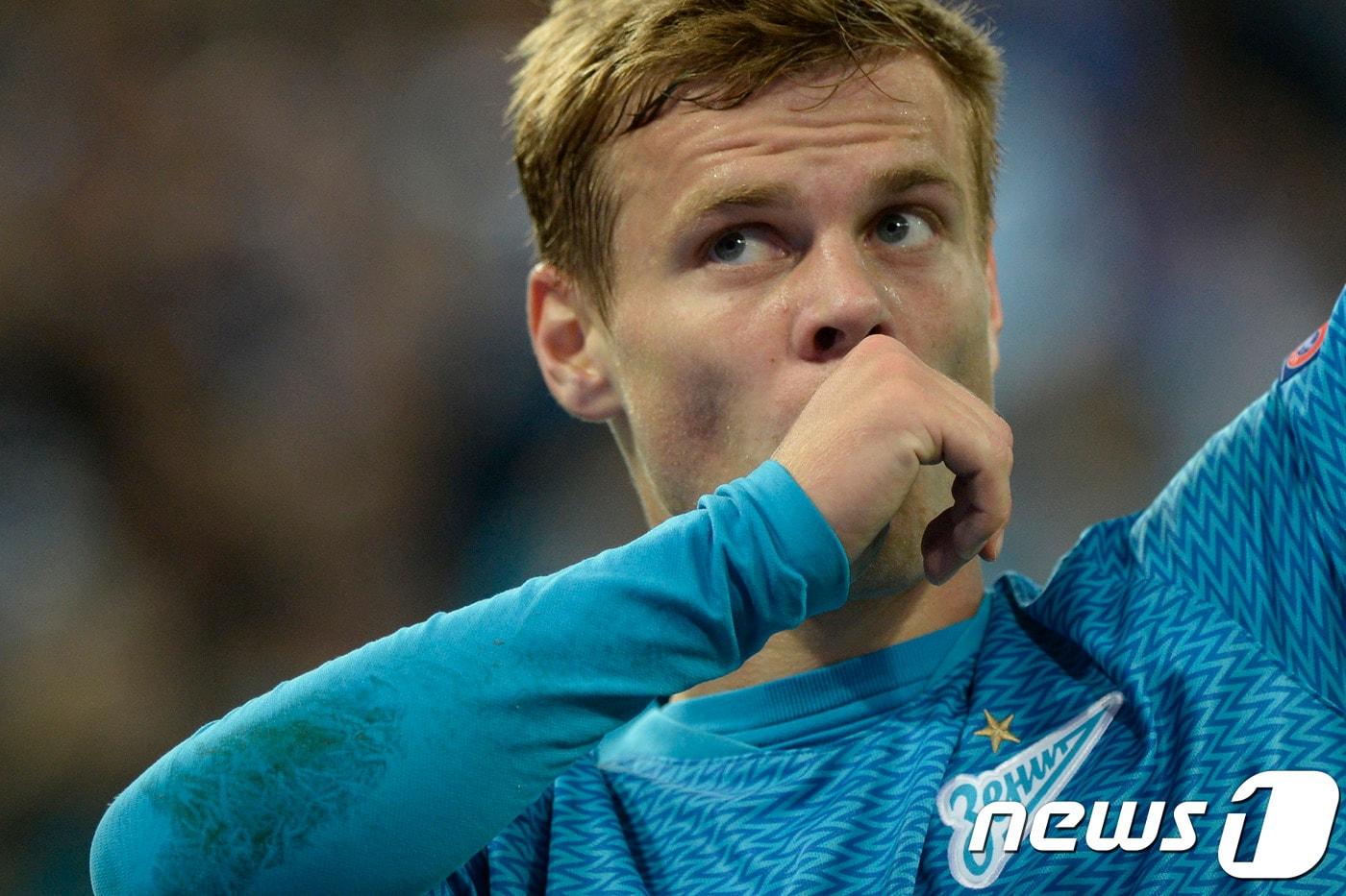 러시아 축구스타 알렉산드르 코코린이 한국계 공무원을 폭행한 사실이 알려져 파문이 일고 있다. ⓒ AFP=News1