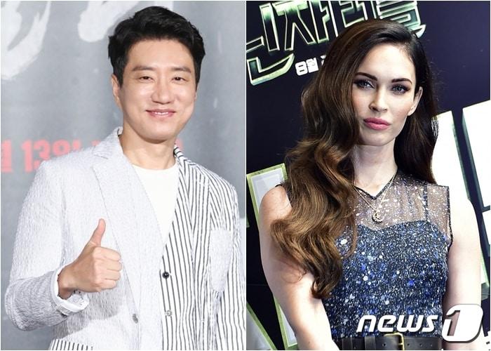 본문 이미지 - 김명민과 메간 폭스 ⓒ News1