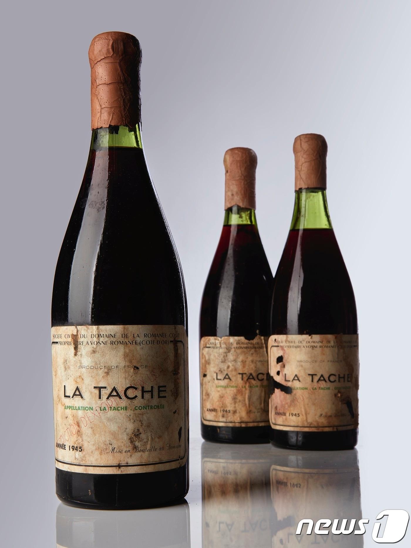 본문 이미지 - 1945년산 로마네-콩티 와인. (소더비) ⓒ News1