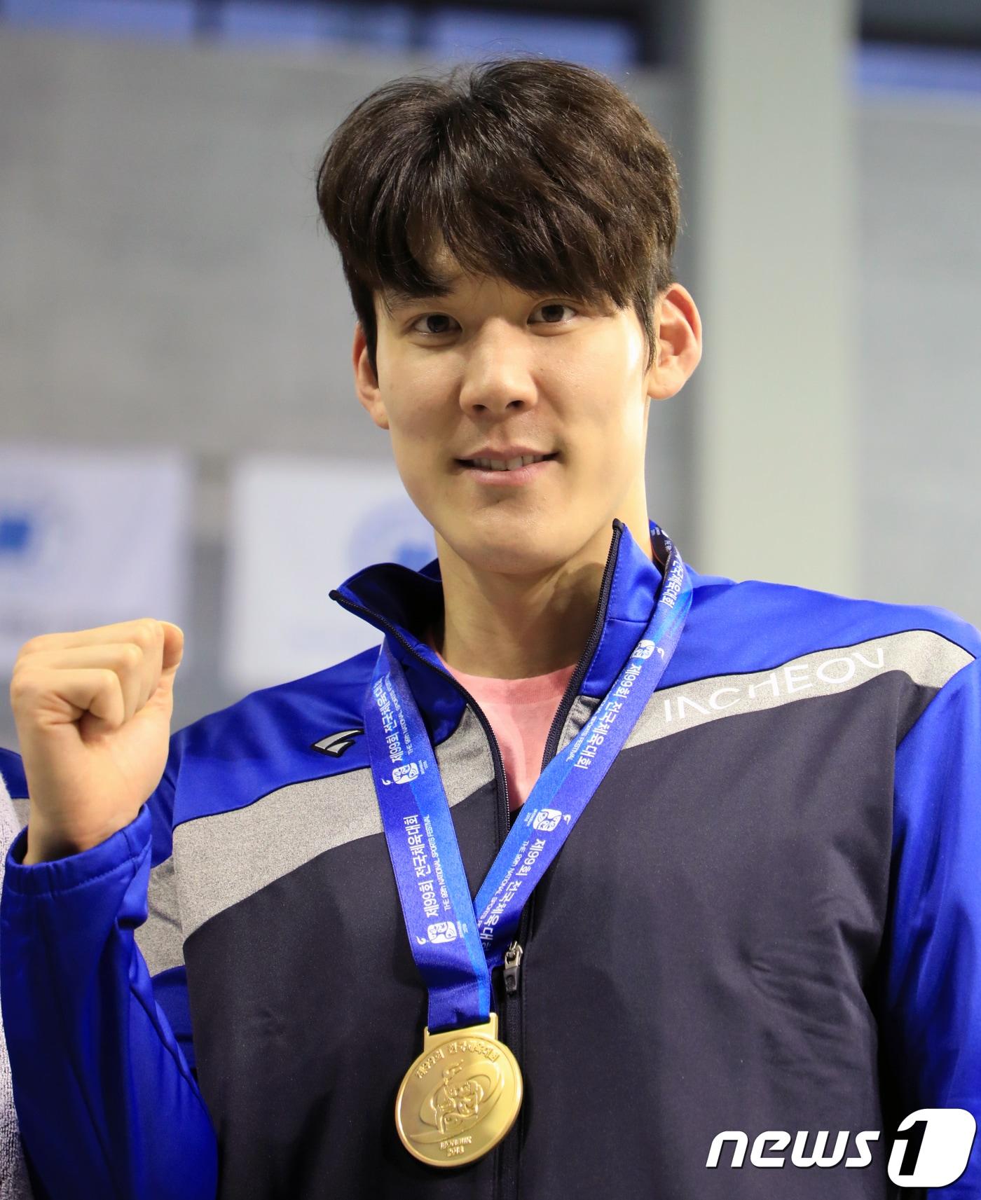 본문 이미지 - 남자 수영 박태환 ⓒ News1 문요한 기자