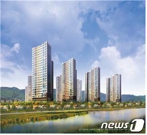 본문 이미지 - 대우건설이 시공사로 참여하는 전남 순천 동외동 지역주택조합 아파트.. ⓒ News1