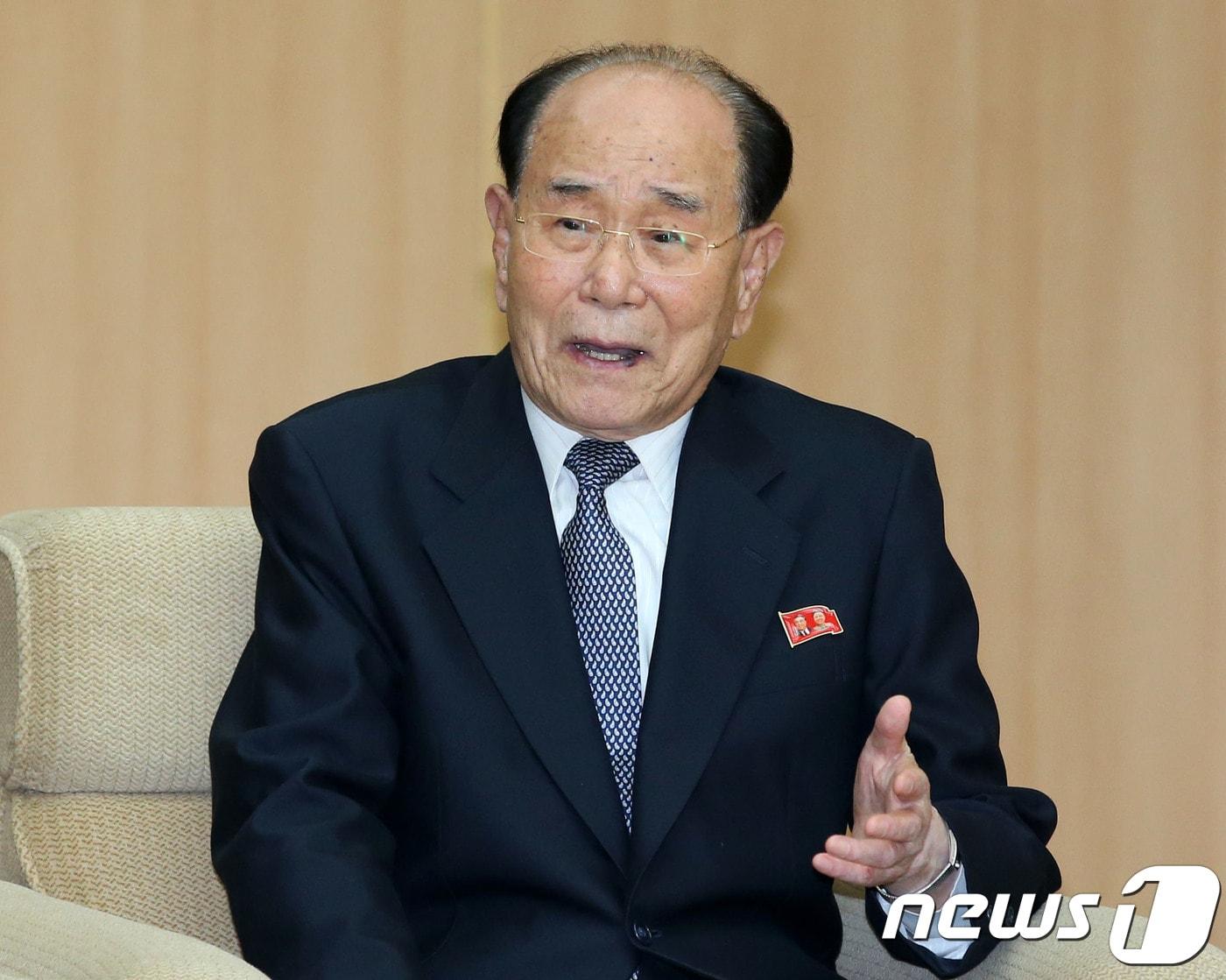 김영남 전 북한 최고인민회의 상임위원장/뉴스1 ⓒ News1 사진공동취재단